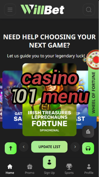 Casino 101 Menu - Dining Options at Top Casino Resorts-casinoorder.vip